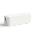 thumbnail image 1 of Caja de cables Laklulu (Caja de almacenamiento para cables de cargador y regletas, caja cubrecables 40x15,5x13,5cm, pies de goma) Blanco, 1 of 5