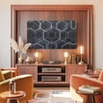 32 Inch Computer Cover Black White Geometric TV Cover for 32 Inch Screen,Stretch Fabric ...