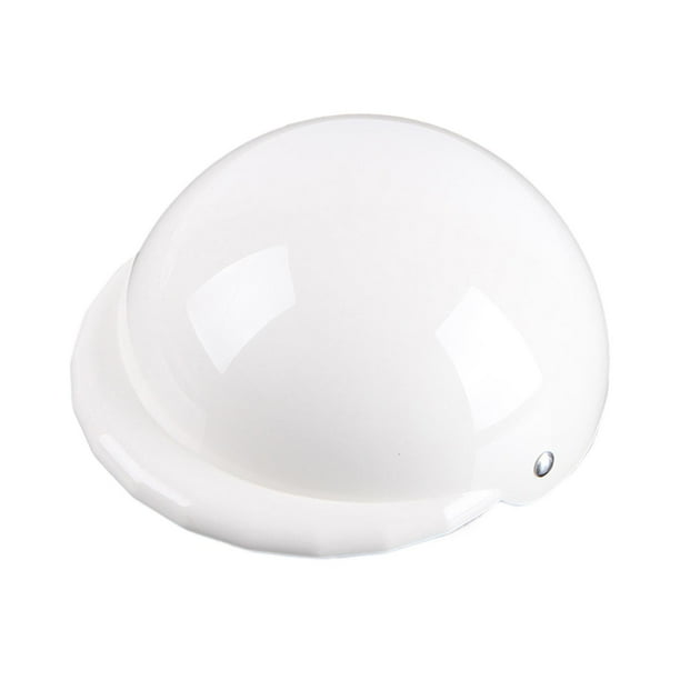 Casco para perros y gatos Casco para perros pequeños Correa ajustable Protección para la cabeza Sombrero para bicicleta Duro Blanco