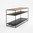 thumbnail image 2 of Novasolo Indoor Modern Home Decorative Furniture Console Table - Natural & Black, 2 of 7