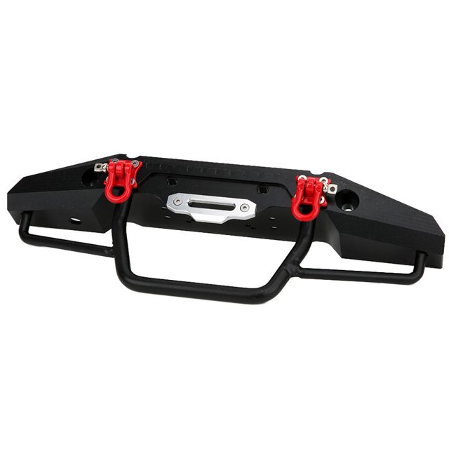 Parachoques Delantero Y Trasero RC, Protector De Parachoques Delantero De Coche RC, Parachoques Delantero De Coche RC De Aleación De Aluminio, Para 1/10 RC Car RC Crawler Car ANGGREK Otros