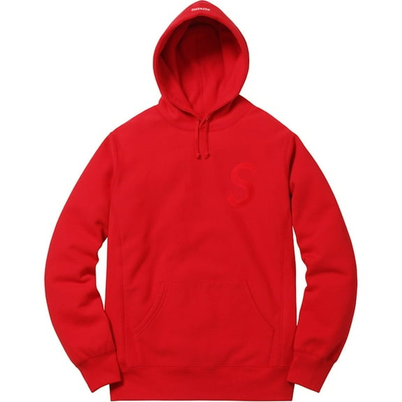 Supreme Men's Tonal S Logo Hoodie Red, from StockX