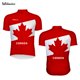thumbnail image 2 of Maillot de ciclismo del equipo profesional de Canadá para hombre, maillot con bandera de la hoja de arce, manga corta, ciclismo de montaña o bicicleta, ropa personalizada para hombre, 2 of 4