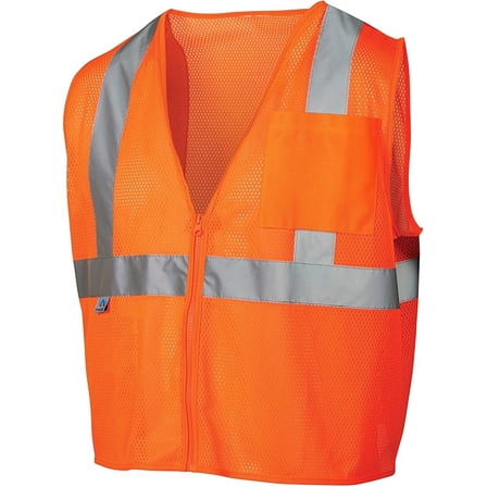 Pyramex RVZ2120S RVZ21 Series Vest Hi-Vis Orange - Size Small