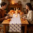 thumbnail image 2 of Dpityserensio Halloween Table Runner 13x72 Inch, Ghost Pumpkin Decoration for Dining Table Kitchen Party, Polyester Fall Harvest Home Decor, 2 of 7