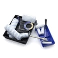 thumbnail image 2 of Kit Para Pintar Profesional Anti Goteo Corona Charola Rodillo Felpa Microfibra Brocha Sintética Mini Felpa Esponja Cinta Masking Tape Plástico Protector Paquete Juego Accesorios Pintura Paredes Casa, 2 of 4