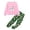 Pink&print, variant on Arshiner Girls 2 Piece Outfits Fashion Tracksuits Long Sleeve Pullover Sweatshirt and Sweatpants Jogger Set with Pockets