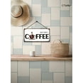 thumbnail image 4 of Coffee Bar Open Daily Cafe Decor Wood Hanging Plaque 5X10 Inch Coffee Signs Modern Bar Accessories Kitchen Home Pub Shop Coffee Station Farmhouse Decorative, 4 of 4