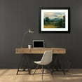 thumbnail image 4 of Friedrich August Matthias Gauermann 24x19 Black Modern Framed Museum Art Print Titled - View of Liefering (1830), 4 of 5
