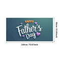 thumbnail image 2 of Decorative Design Happy Father's Day Banner Heart Accents Celebration Decoration for Father's Day Party Event Decoration Home, 2 of 7