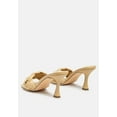 thumbnail image 3 of Woven Strap Spool Heel Sandals, 3 of 11