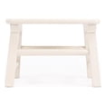 thumbnail image 1 of Taburete Butler Melrose White Bayur Wood 14x12x10 cm, 1 of 9