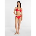 thumbnail image 2 of No Boundaries Embroidered High Cut Bikini Bottoms, Women's XXS to XXL, 2 of 5