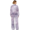 thumbnail image 2 of Uorisanigo Purple Tie Dye Two Piece Sets for Women Mock Neck Sweatshirt Wide Leg Sweatpants Matching Sets Plus Size Loungewear Oversized Tracksuit Travel Outfits Fashion Activewear, XS-XL, 2 of 8