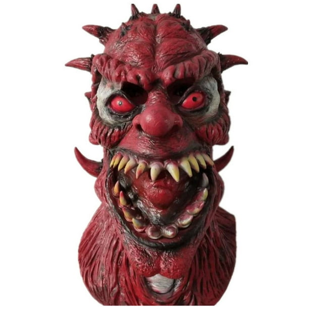 Máscara Devil Godzillass de látex para el carnaval de Halloween