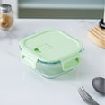 thumbnail image 6 of Glass Bento Box - Microwave Safe Lunch Container | Thermal Shock Resistant Food Storage | Meal Prep Organizer | Dishwasher Safe | Durable Glass Design | 1 Compartment, 6 of 6