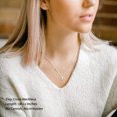 thumbnail image 2 of AUNOOL Cross Necklace for Women Dainty 14K Gold Plated Tiny Cross Pendant Necklaces for Women Jewelry Gifts, 2 of 5