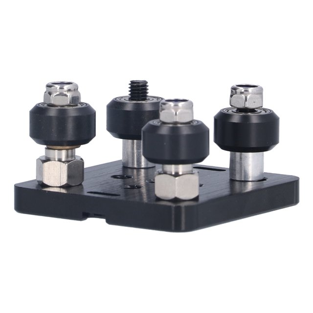 V Slot Plates, 2040 Gantry Plate Set Easy Installation Black Stable For 3D Printer