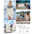 thumbnail image 5 of Black Cream Greek Key Beach Towels Oversized Super Absorbent, Geometric Greece Ancient Rustic Lightweight Bath Towel Quick Dry Sets For Bathroom/Pool/Rv Camping/Beach Play/Gym Room/Picnic 30"x60", 5 of 8