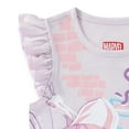 thumbnail image 3 of Marvel Spider-Gwen Ghost Spider Short Sleeve Shirt and Tulle Tutu Skirt with Headband (Girls), 3 Piece Set, Sizes 2T-6X, 3 of 6