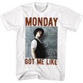 thumbnail image 1 of Bill and Ted Monday Got Me Like White Adult T-Shirt, 1 of 1
