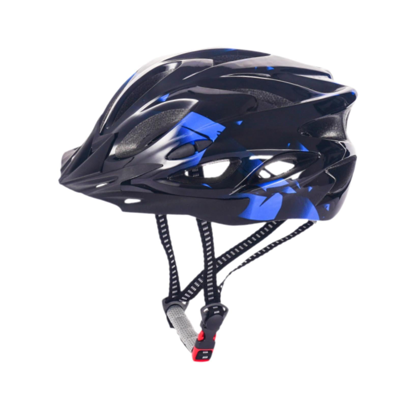 harayaa Adult Bike Helmet Road Bicycle Helmet Adjustable Straps Detachable Inner Bicycle Blue