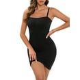 thumbnail image 2 of SAYFUT Women's Smooth Slip Bodysuit Slip Slimming Body Shaper with Built-in Bra Black/Beige, 2 of 7