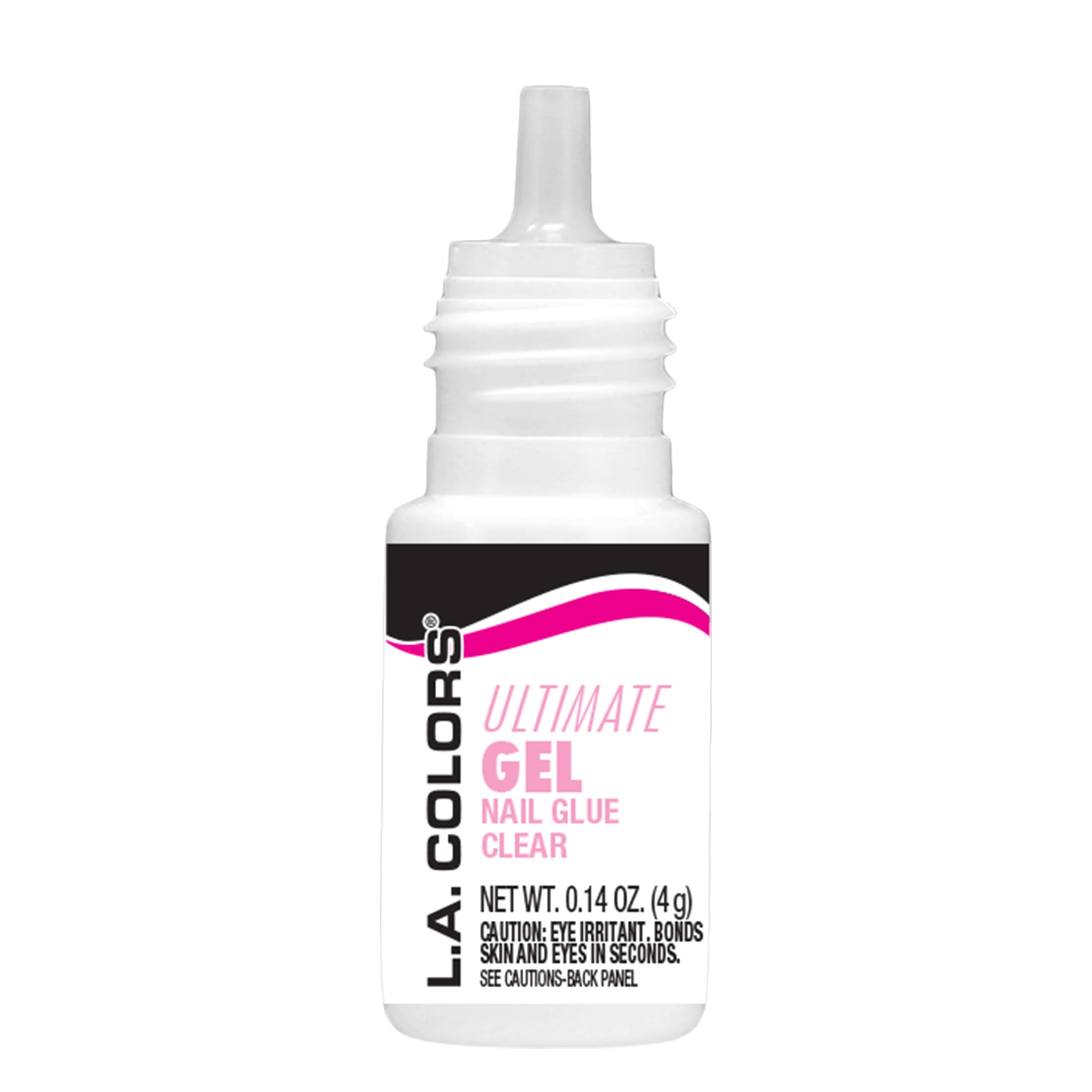 (6 pack) L.A. COLORS Ultimate Nail Glue, Gel, Clear, 0.1 fl oz