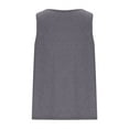 thumbnail image 5 of Aofany Women Summer Sleeveless Tank Tops Casual V Neck Plus Size Loose Fit Tunics Comfy Cotton Blouse, 5 of 6