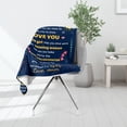 thumbnail image 4 of Daughter Gifts, Flannel Blanket with Encourage and Love Saying, Proud of You Gifts for Daughter on Birthday Valentines Day Wedding Day Graduation Back to School from Mum, 60 * 50IN, 4 of 6