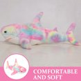 thumbnail image 3 of KAKOWELY Tiburón de peluche, animal de peluche, almohada de tiburón, juguete de tiburón de peluche, animal de peluche del océano, juguete de peluche, 3 of 5