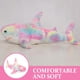 thumbnail image 3 of KAKOWELY Tiburón de peluche, animal de peluche, almohada de tiburón, juguete de tiburón de peluche, animal de peluche del océano, juguete de peluche, 3 of 5