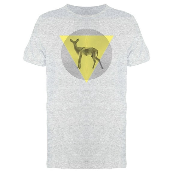 Deer In Triangle And Circle Tee Men's -Image by Shutterstock
