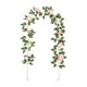 thumbnail image 2 of Guirnalda de hojas de rosa artificiales, flores de ratán sintético | Cortina flexible para arco, dintel y pérgola | Decoración para bodas, exteriores y hogar | Arreglo de mesa de plástico para puerta, 2 of 6