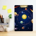 thumbnail image 5 of FMSHPON Galaxy Universe Clipboard Hardboard Wood Nursing Clip Board and Pull for Standard A4 Letter 13x9 inches, 5 of 7