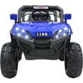 thumbnail image 3 of Carro Montable Electrico Little monkey  Buggy Azul Luces, 3 of 8