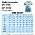 thumbnail image 2 of EANJE Womens Summer Tops Short Sleeve V Neck Usa Star Stripes Tops Loose Casual Patriotic Shirt Plus Size 4th Of July Top Tees Blue L, 2 of 3