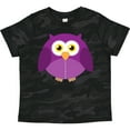 thumbnail image 3 of Inktastic Purple Owl Bird Boys or Girls Toddler T-Shirt, 3 of 5