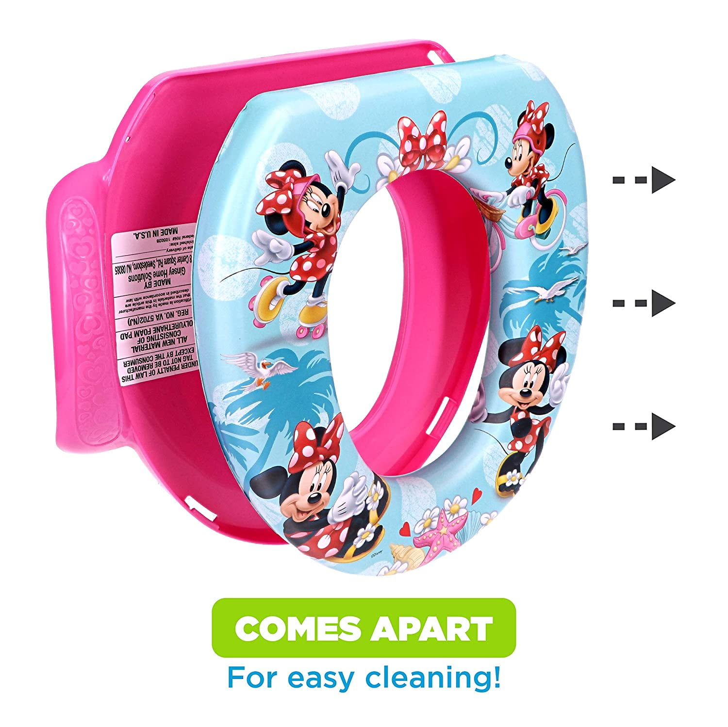 Disney Mickey & Minnie "Summer Fun" Soft Potty Seat