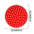 thumbnail image 2 of TIMIFIS Air Fryer Liners Silicone Mat,Heat Resistant Mats for Air Fryer Compatible ,Instant Pot,Air Fryer Parchment Paper Liners Replacement Reusable Mats Kitchen Accessories, 2 of 2