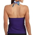 Women's Fashion Crossover Halter Tankini Top