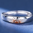 thumbnail image 5 of SPHET Couple Rings for Women Men Adjustable Couple Matching Promise Engagement Wedding Ring Set Friendship Rings Gift Jewelry, 5 of 14