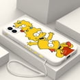 thumbnail image 1 of Funda de silicona con correa de mano para iPhone, carcasa de Los Simpsons para iPhone 14, 13, 12, 11 Pro Max, Mini, X, XR, XS MAX, SE20, 8, 7 Plus, 6, 6S Plus Fivean unisex, 1 of 2