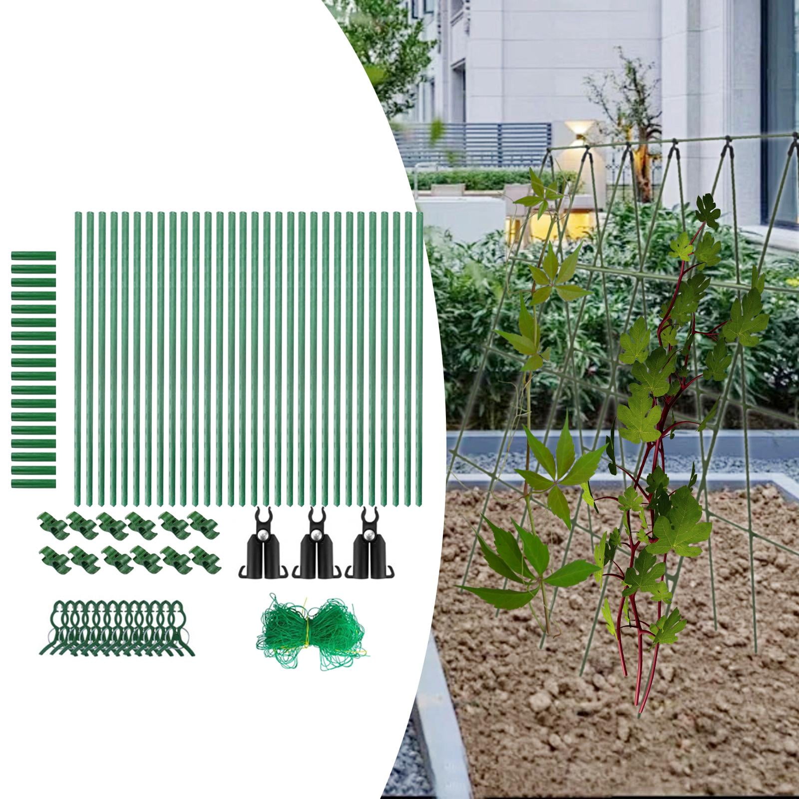 oshhni Cucumber Trellis A Frame Garden Trellis Detachable Easy to Install 122 Cmx122 cm