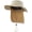 Khaki, variant on Outdoor UPF50+ Mesh Sun Hat Wide Brim Fishing Hat with Neck Flap Sun Hat for Men Women