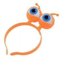 ESTONE New Eyeball LED Hair Hoop Flashing Glow Headband Crown Heart Light Up Hairbands Hair Accessories Glow Party Christmas New Year Supplies