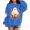 00-Blue#1479, variant on Kiijoy Girls Halloween Graphic Sweatshirt Cute Long Sleeved Pullover, Black, Sizes 2-3T
