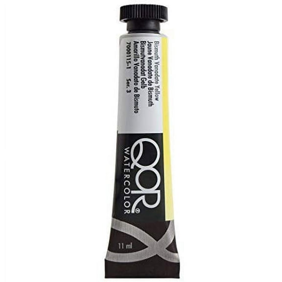 QoR Watercolor, 11ml Tube, Bismuth Vanadate Yellow