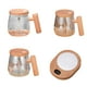 thumbnail image 2 of Toystoory Botellas exprimibles de tamaño portátil, vaso mezclador, tapa ligera y a prueba de fugas, tazas de producto ecológicas Teteras azul iridiscente, 2 of 6