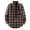 wei163-Brown, variant on IWRICH Flannel Shirt for Men Fashion Long Sleeve Plaid Button down Shirt Casual Lightweight Jacket Red XL